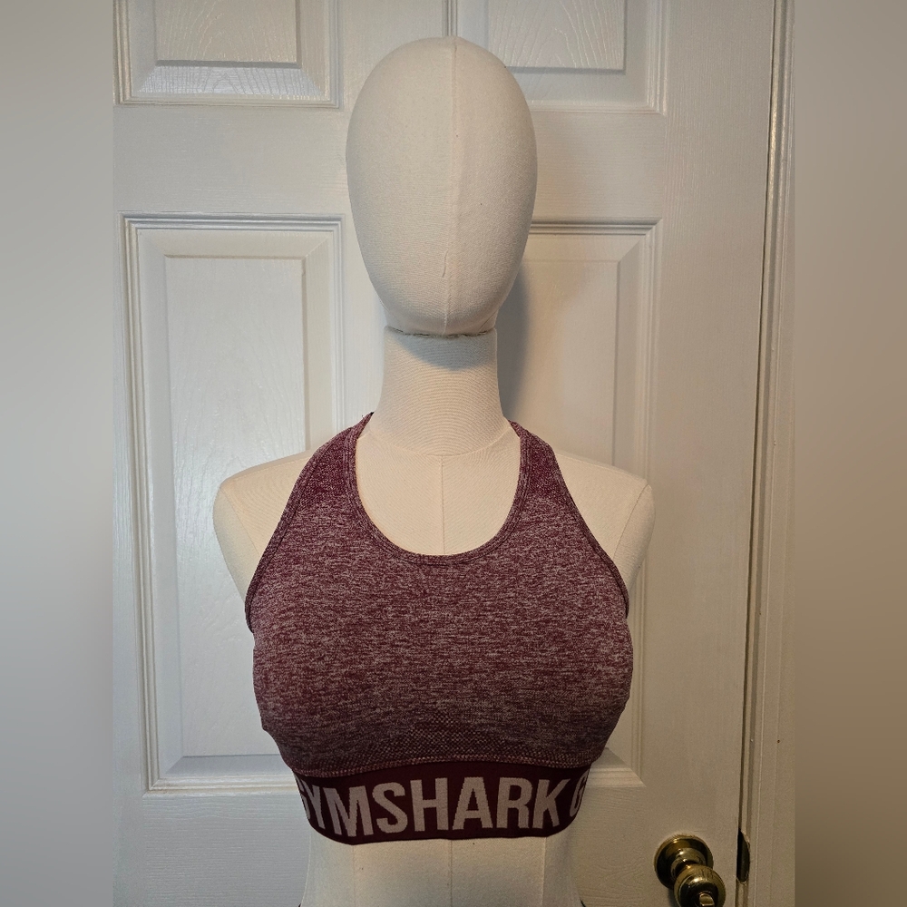 Gymshark Maroon Sports Bra Size S